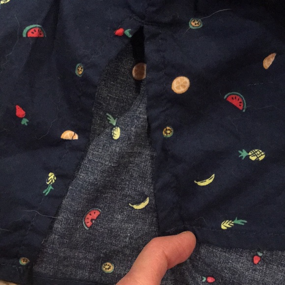 Short sleeve blouse with fruit - Picture 6 of 6